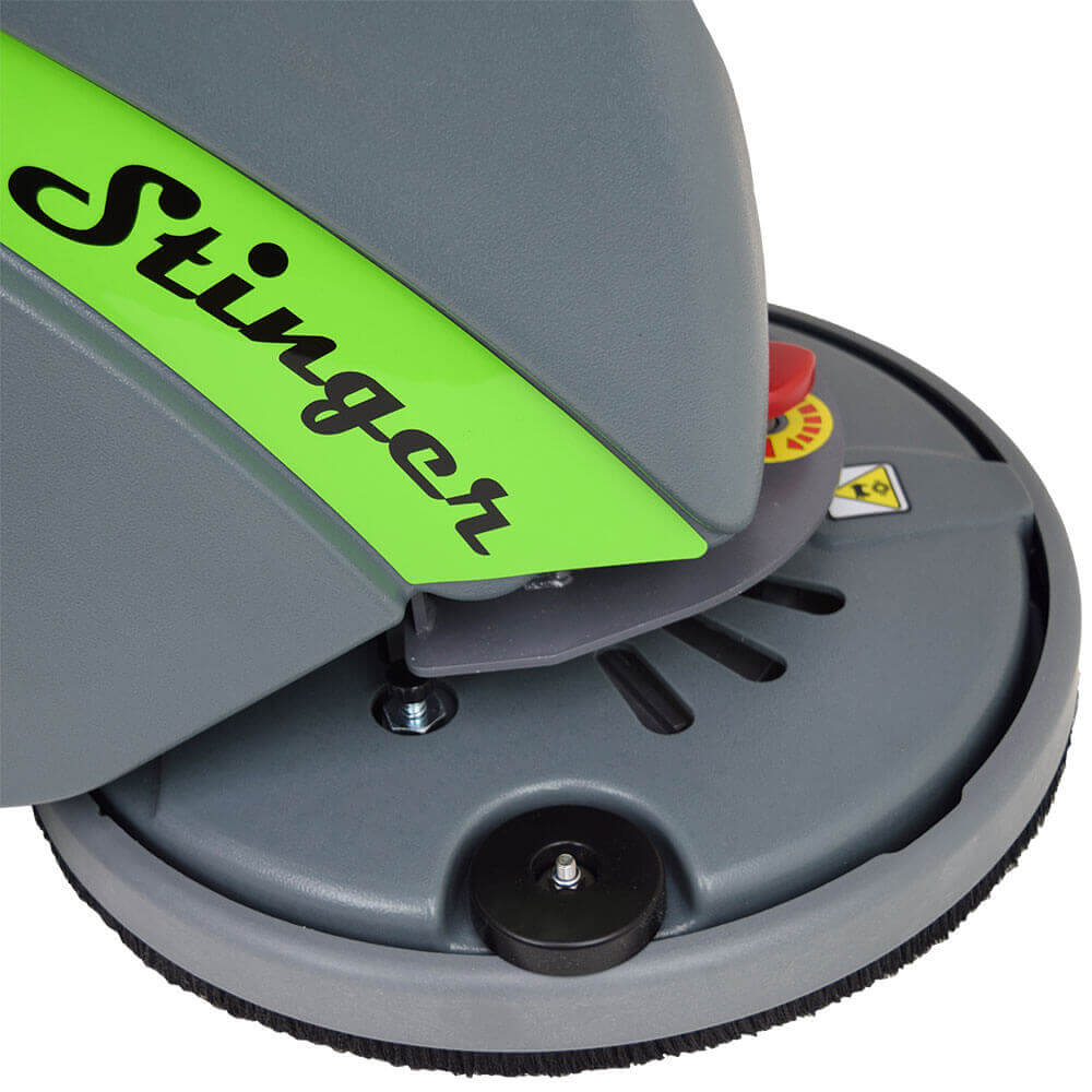 Electric Floor Scrubber Walk Behind Automatic 18" Cleaning Path